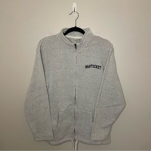 Esy Surf Co. Nantucket Zip-Up Sweatshirt, Gray, Size S, EUC
